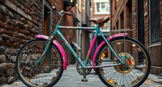 bike transformation into art
