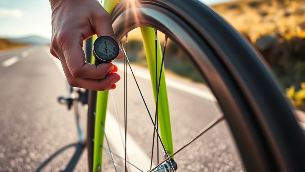 check tire pressure regularly