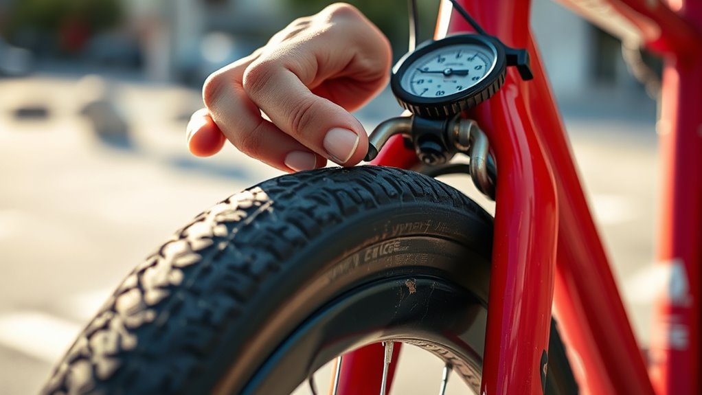 check tire pressure regularly
