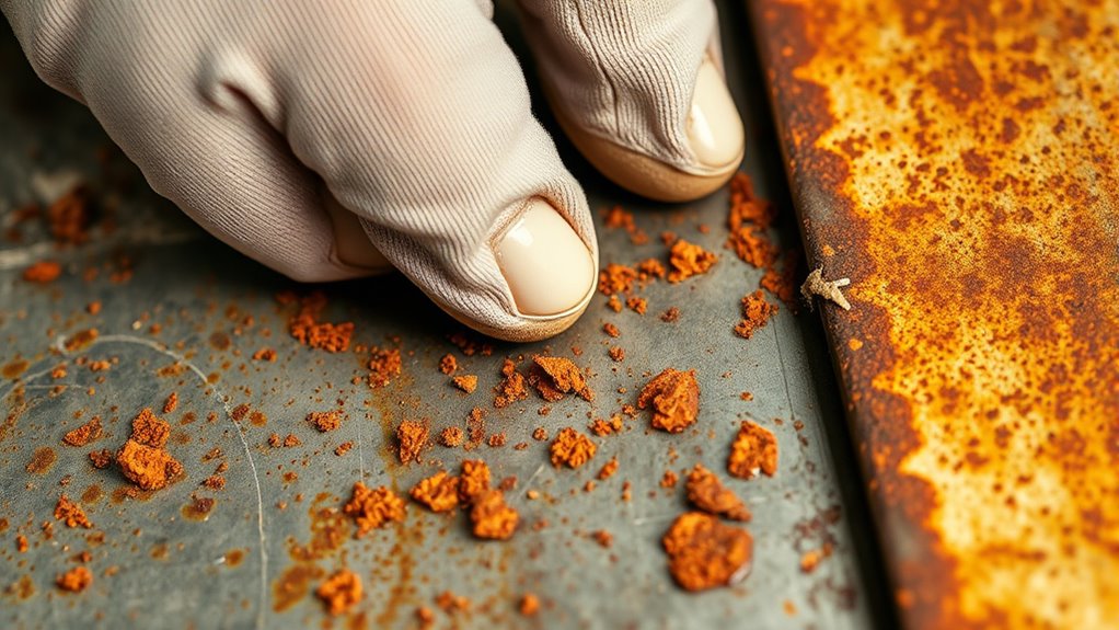 checking for rust damage