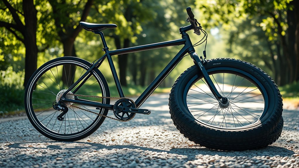 choose compatible wide tires