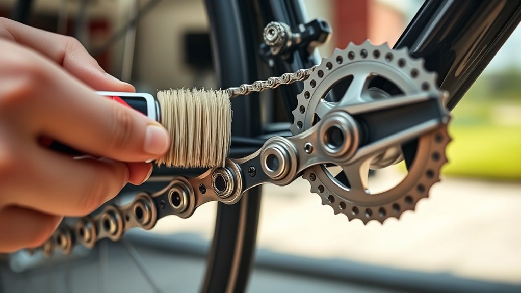 clean and lubricate chain