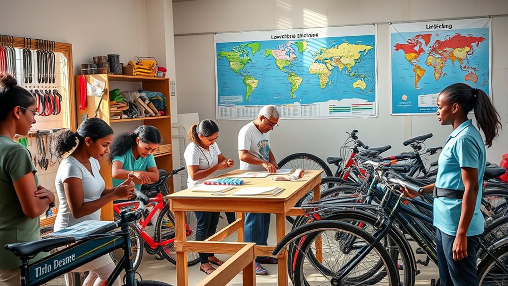 community bicycle repair training