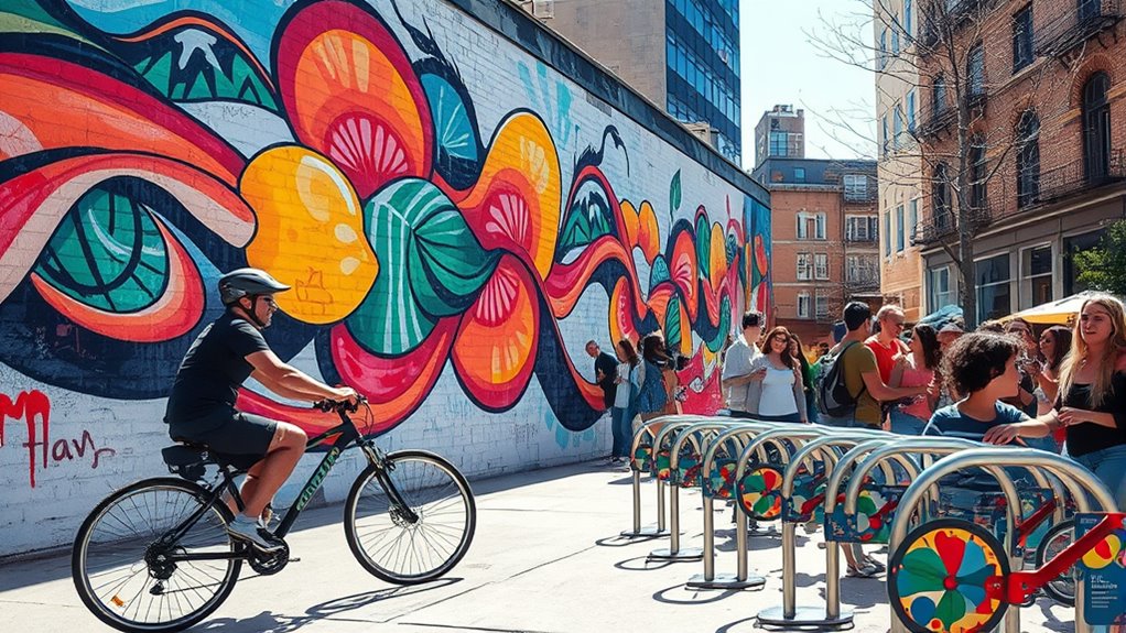 community cycling art initiatives