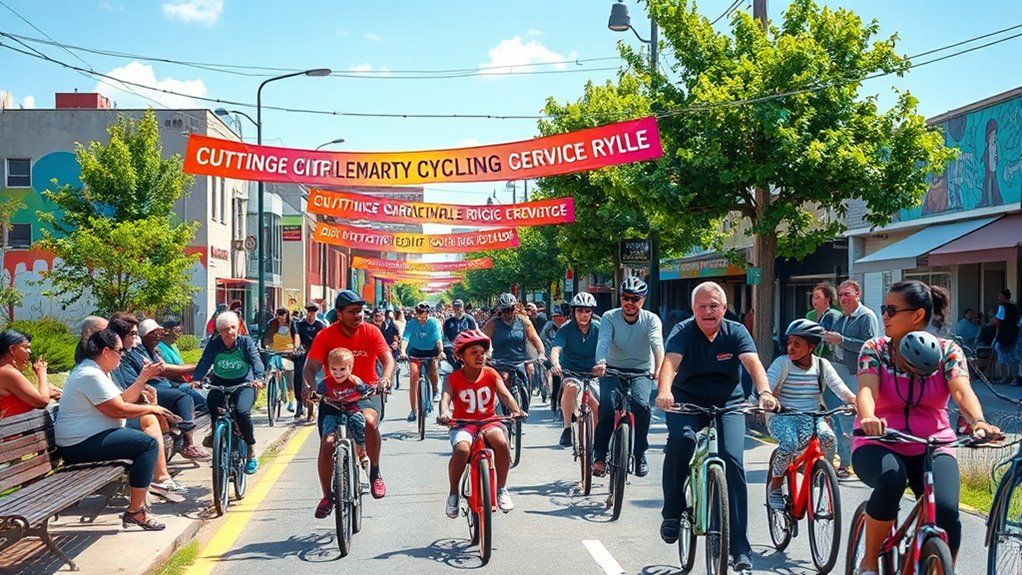 community cycling empowers neighborhoods