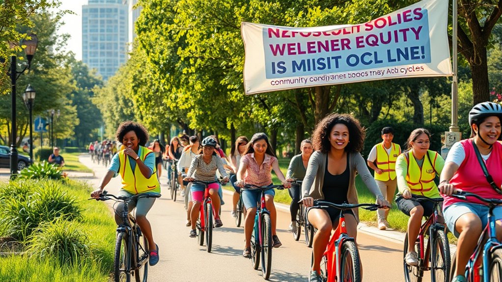 community cycling promotes inclusivity