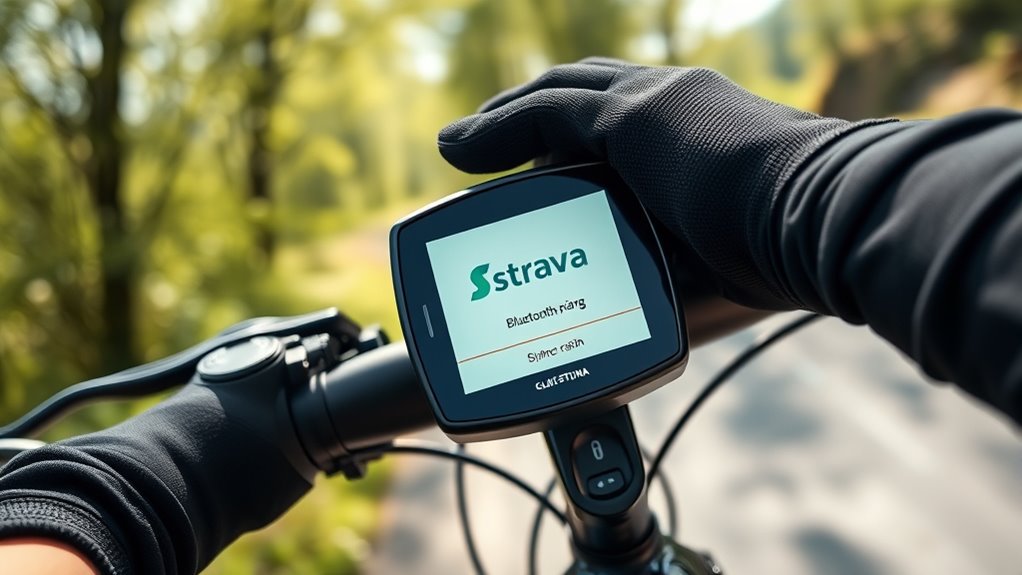 connect and sync bike data