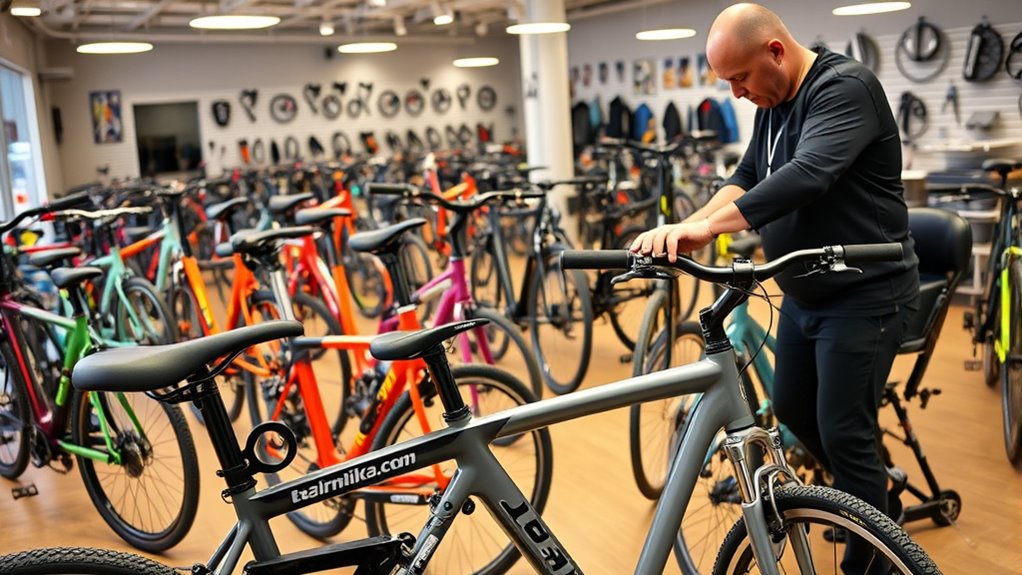 customizable adaptive bike features