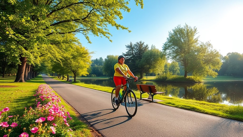 cycle daily for mental health