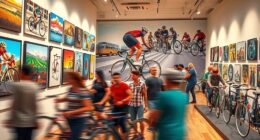 cycling art exhibitions celebration