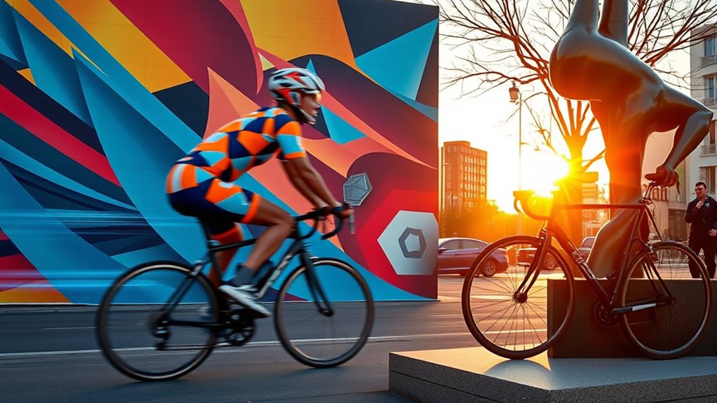 cycling as modern art
