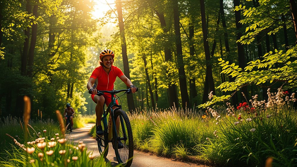 cycling boosts brain chemistry