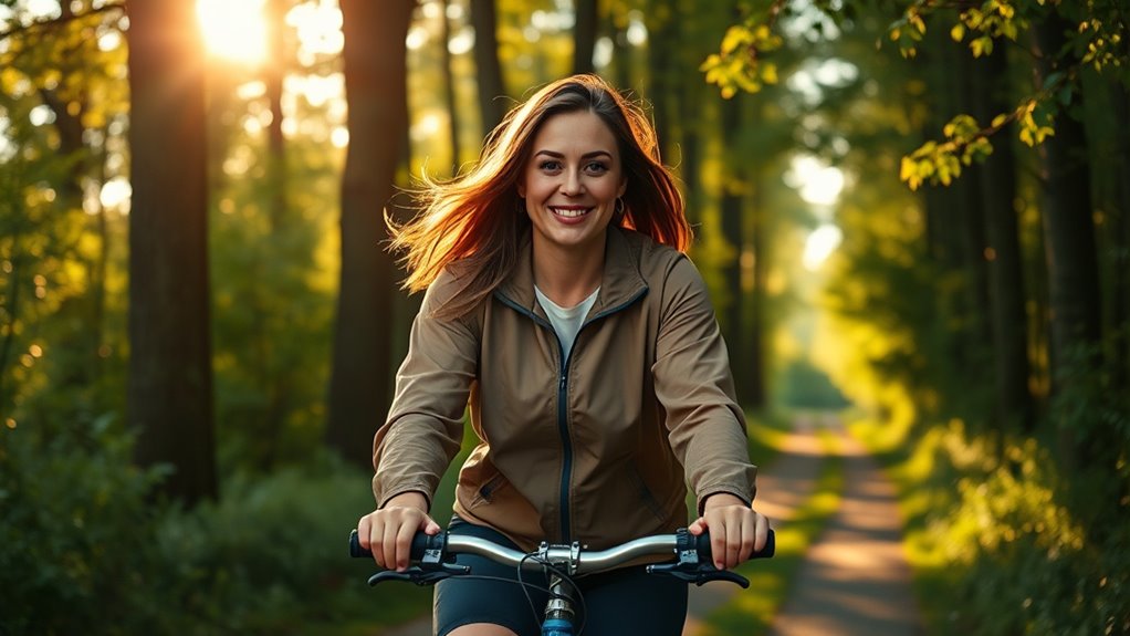 cycling boosts confidence and resilience