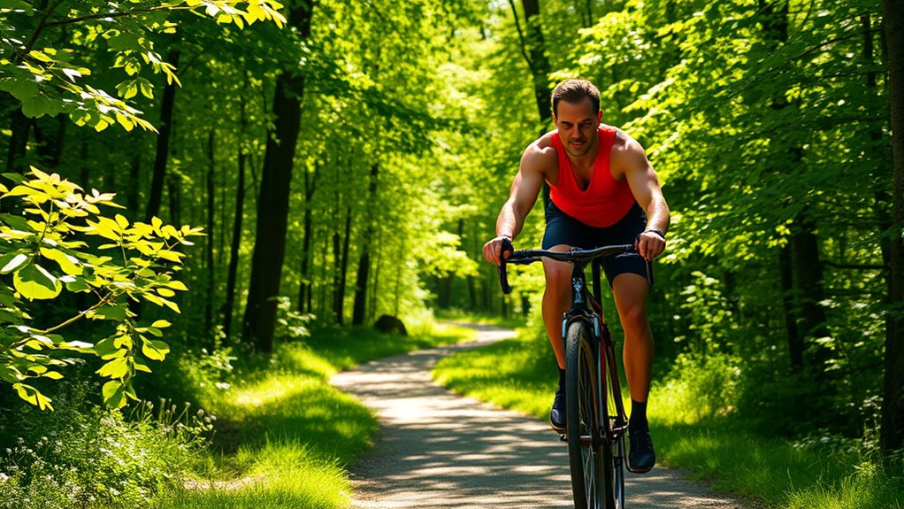 cycling boosts mood chemicals