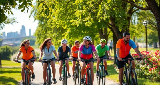 cycling boosts social and mental health