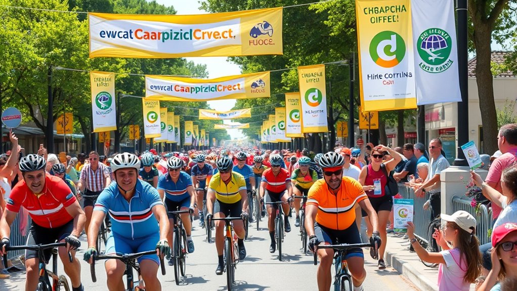 cycling charity events unite communities