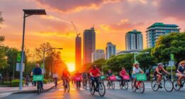 cycling combats climate change