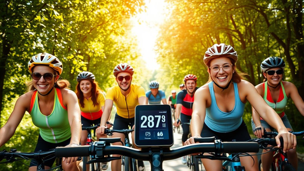 cycling connects through technology