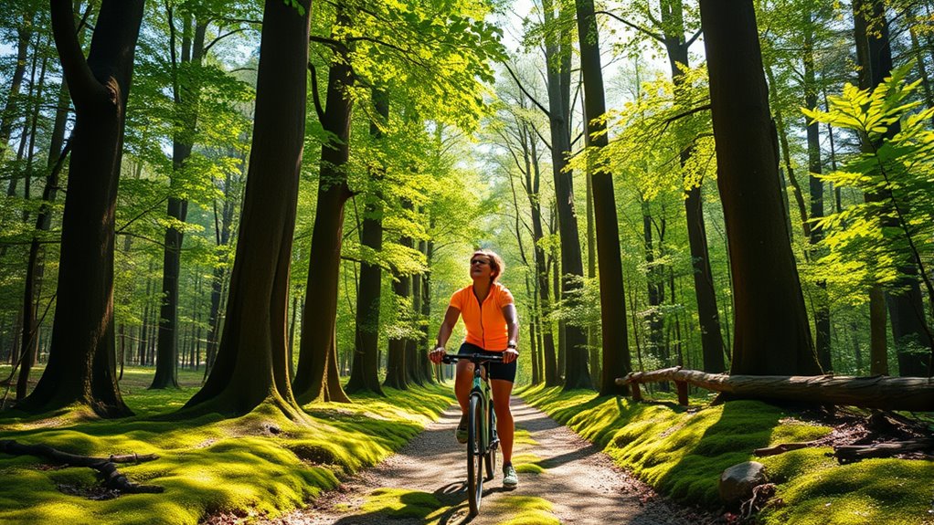 cycling enhances mental tranquility