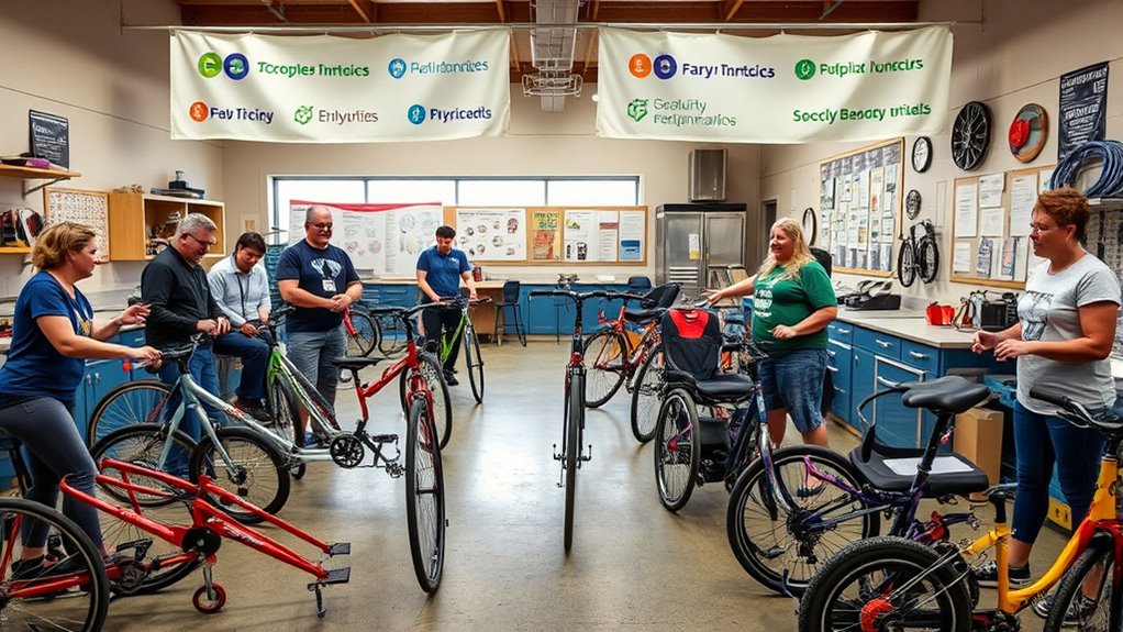 cycling equipment funding grants