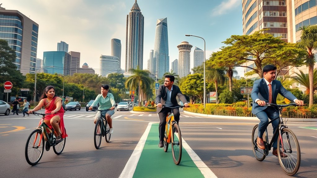 cycling fosters sustainable growth