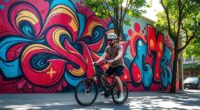 cycling inspired artistic creations