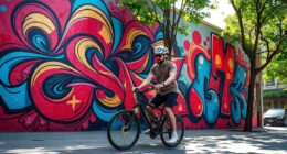 cycling inspired artistic creations
