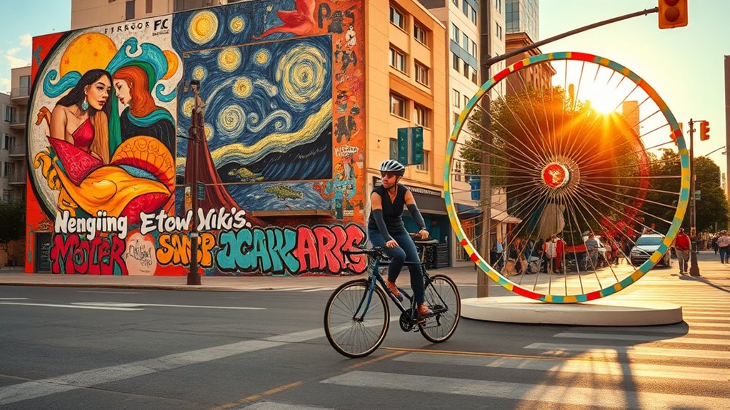 cycling inspires diverse art