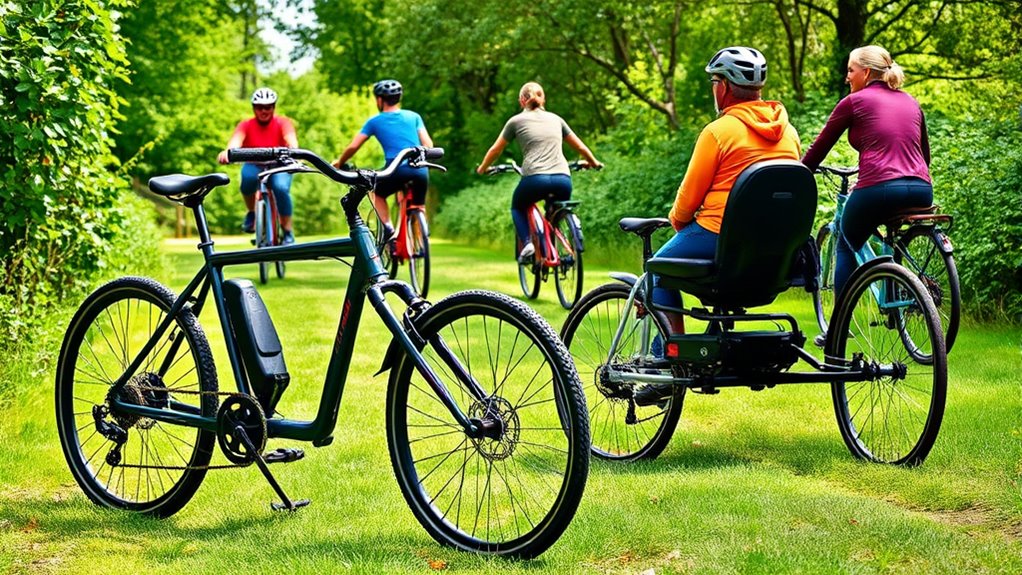 diverse adaptive bicycle options
