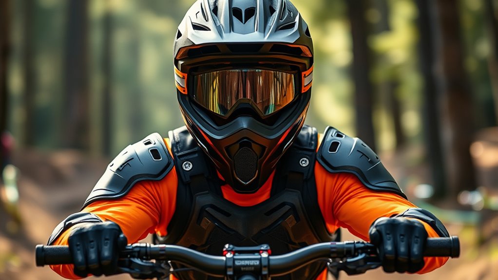 downhill biking safety equipment