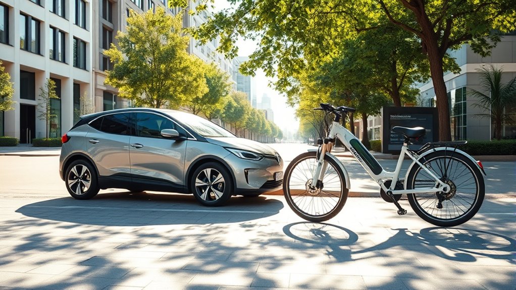 e bike lifecycle emissions lower