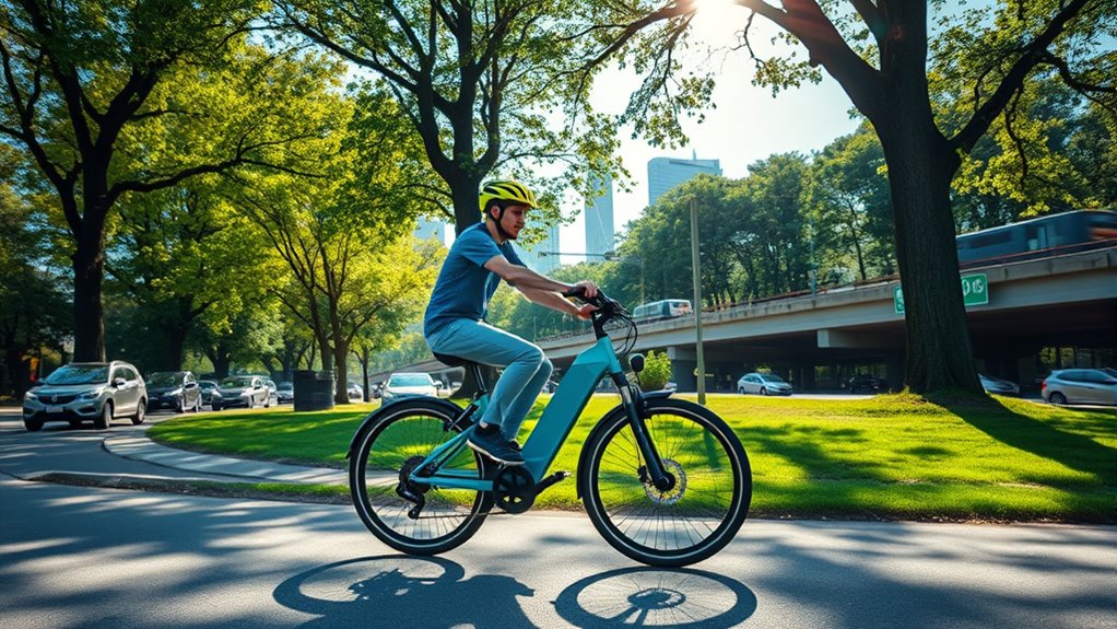 e bikes reduce urban emissions