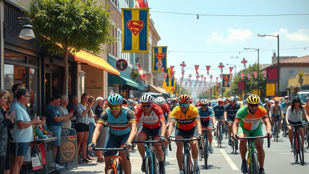 economic growth from cycling events