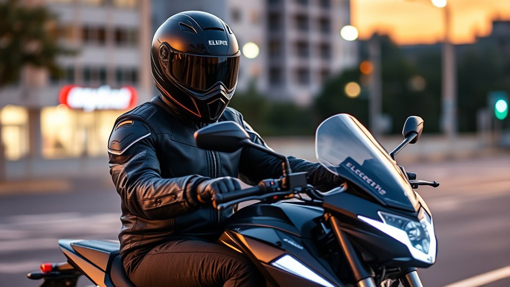 electric motorbike safety equipment
