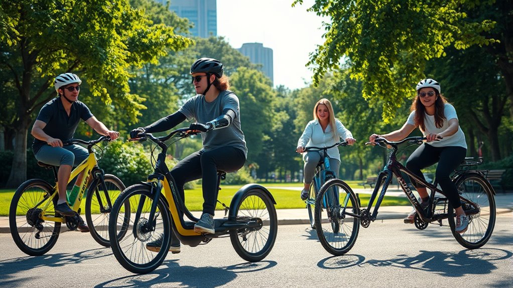 enhanced mobility through e bikes