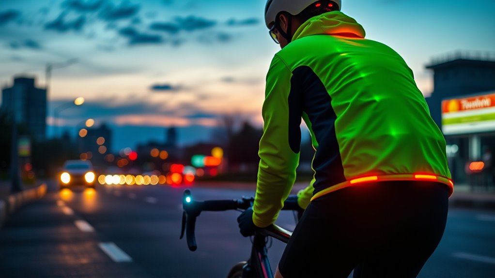 enhanced visibility through reflective lighting