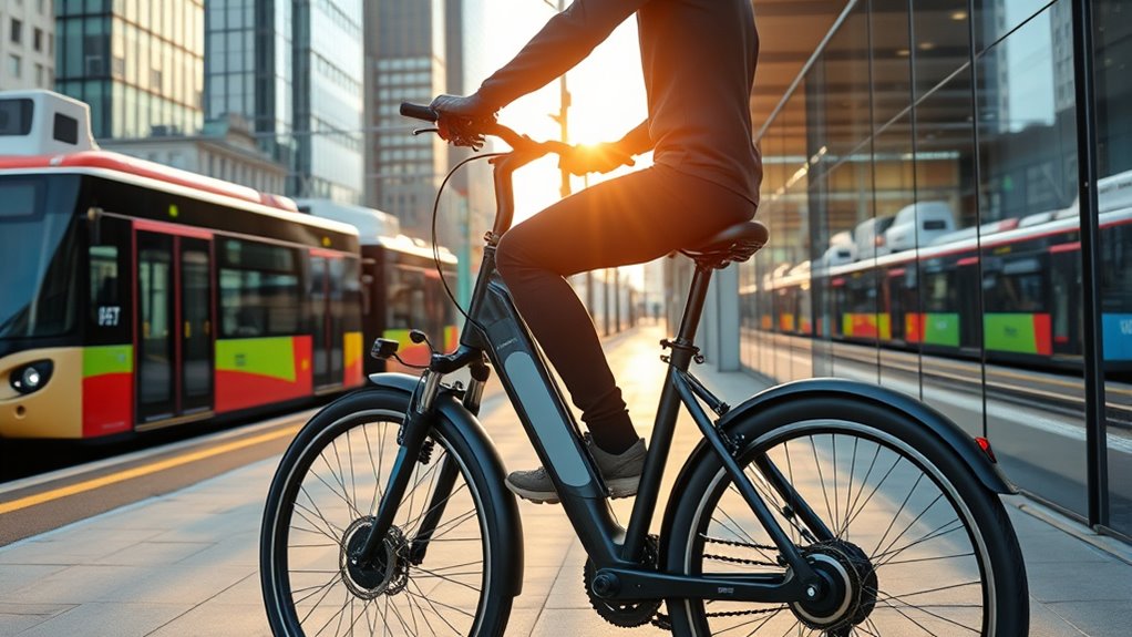 enhancing transit with e bikes