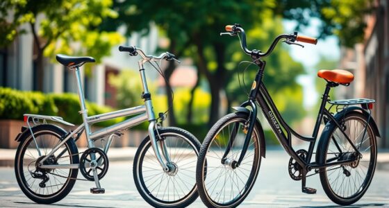 folding versus traditional bikes