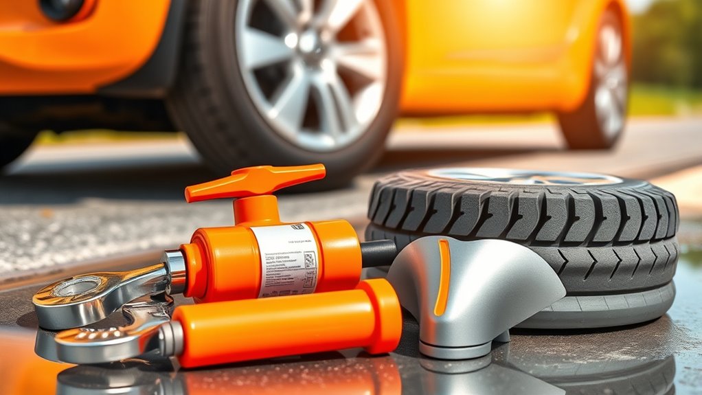gather tools and spare parts