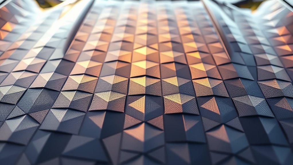 geometric patterns enhance materials