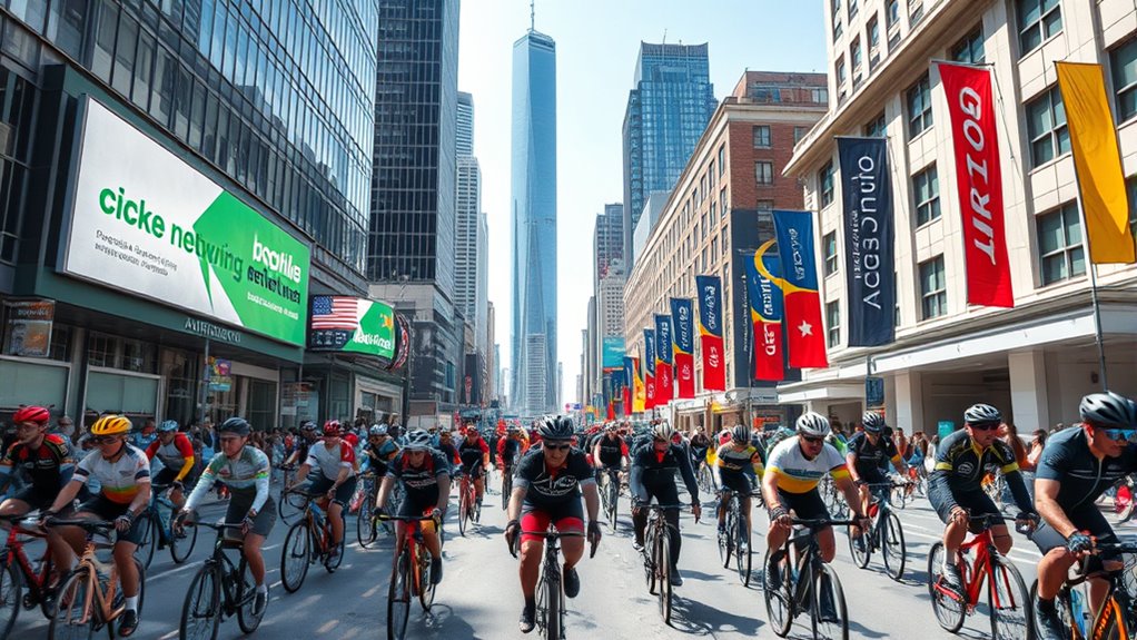 global cycling events boost urban infrastructure