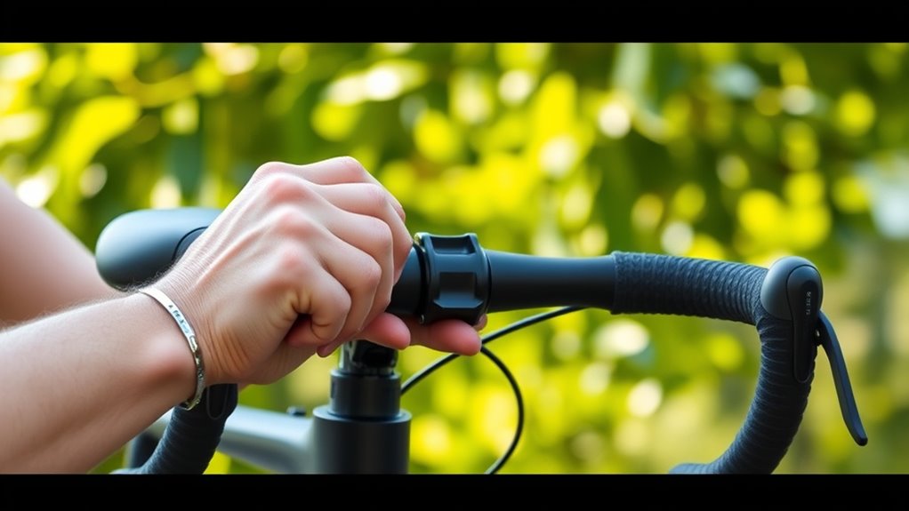 handlebar reach and width adjustments