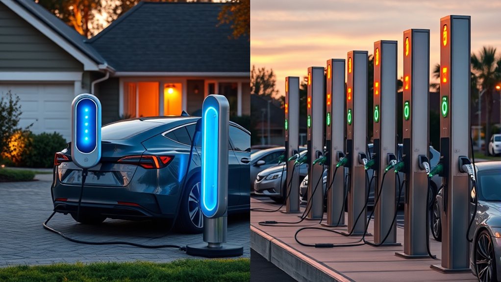 home or public charging