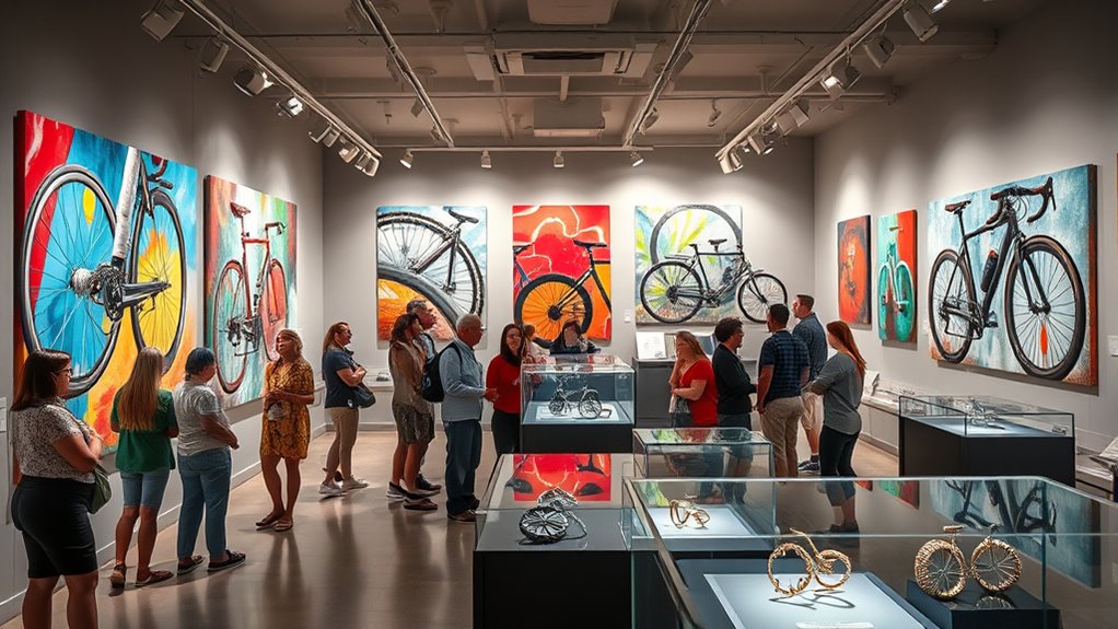 iconic cycling art exhibitions