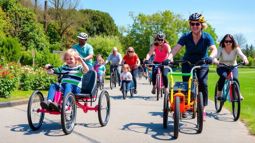 inclusive adaptive cycling equipment
