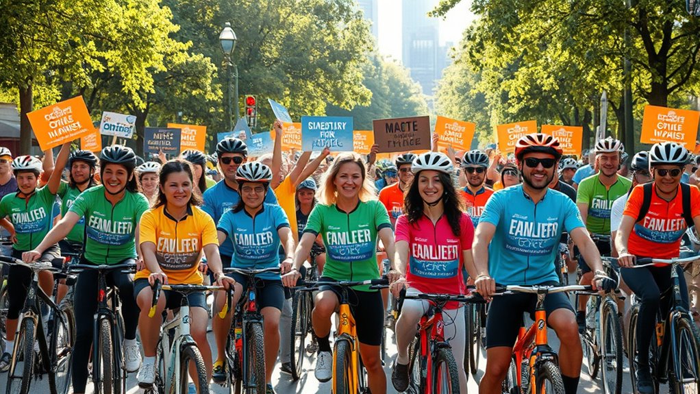 inclusive cycling community building