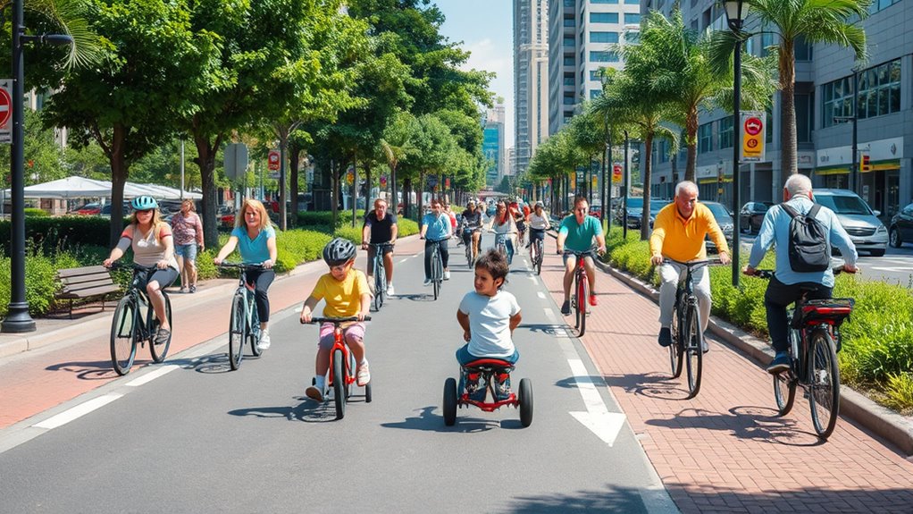 inclusive cycling infrastructure design