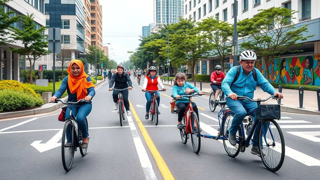 inclusive cycling infrastructure equity