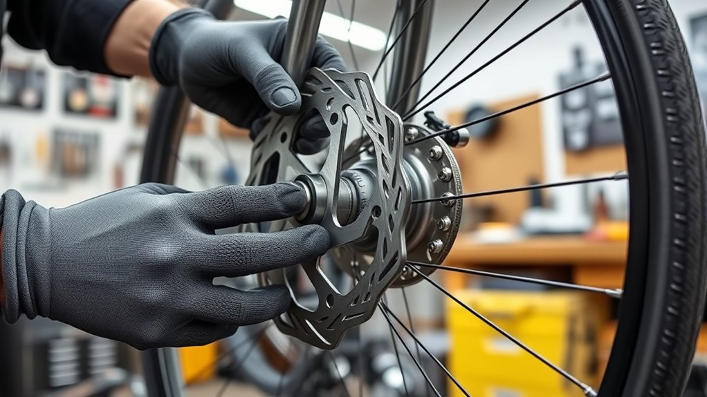 installing disc brakes step by step