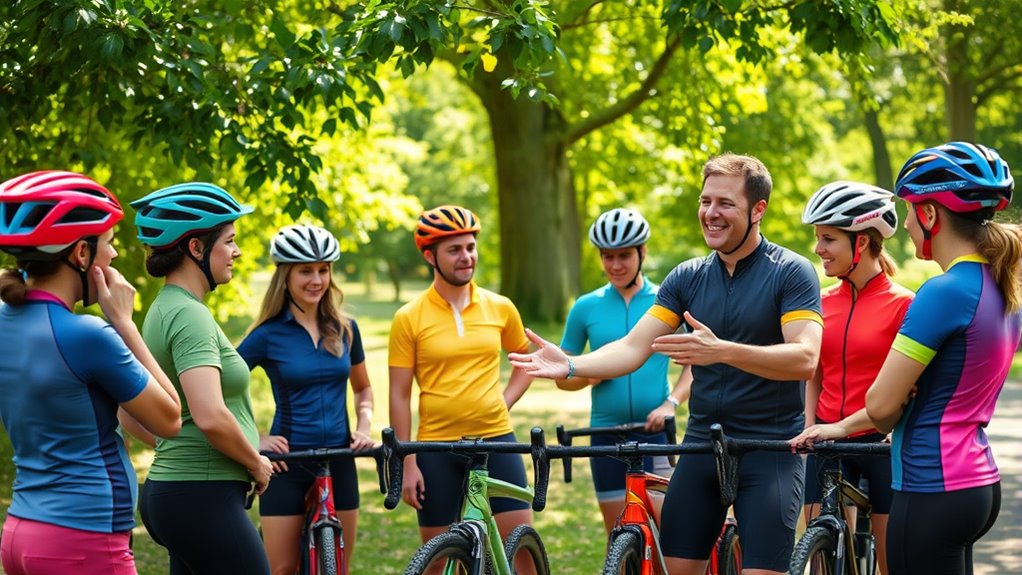 join local and online cycling groups